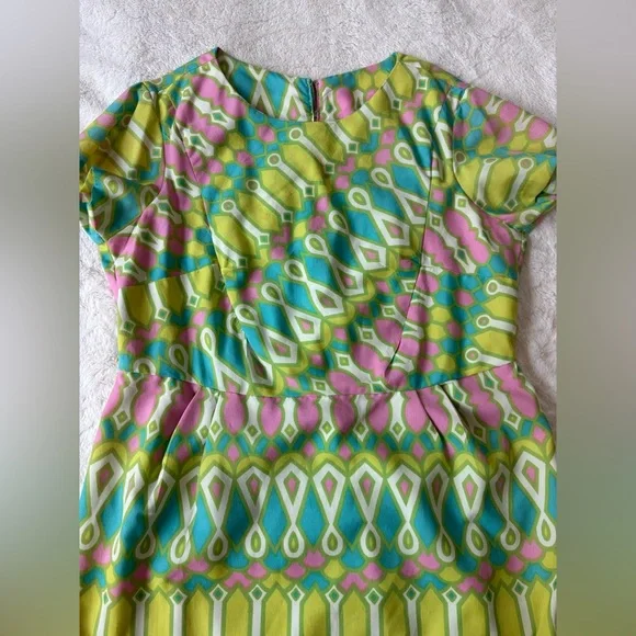 Fabulous Fun Vintage 1950s 1960s Sexy VOLUP Retro Wiggle Dress - Picture 8 of 10